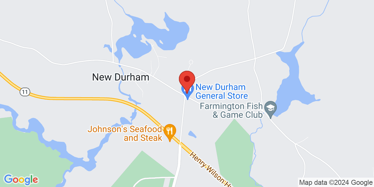 Map of New Durham Public Library